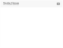 Tablet Screenshot of nicolasclaveau.com